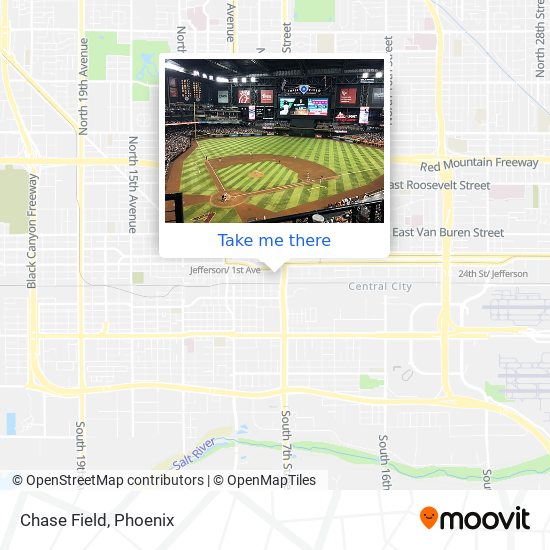 Chase Field map