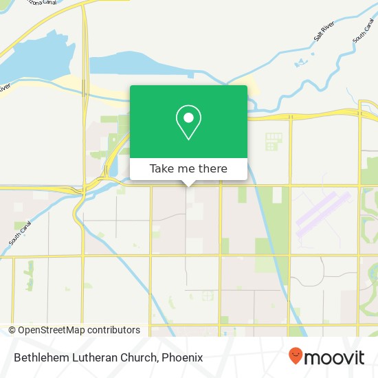 Mapa de Bethlehem Lutheran Church