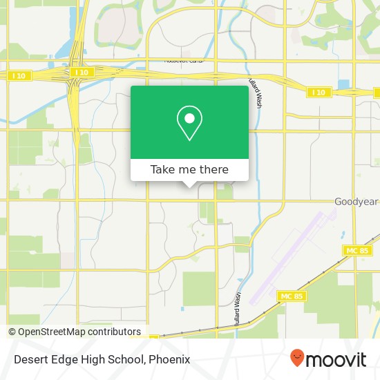Mapa de Desert Edge High School