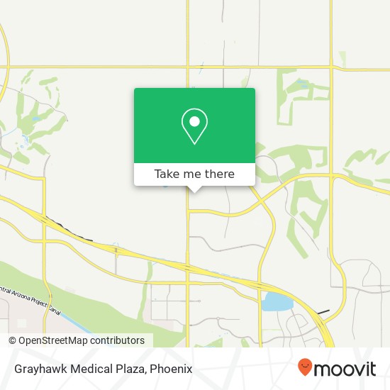 Mapa de Grayhawk Medical Plaza