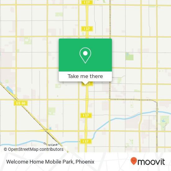 Welcome Home Mobile Park map