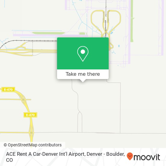 ACE Rent A Car-Denver Int'l Airport map