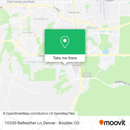 10200 Bellwether Ln map