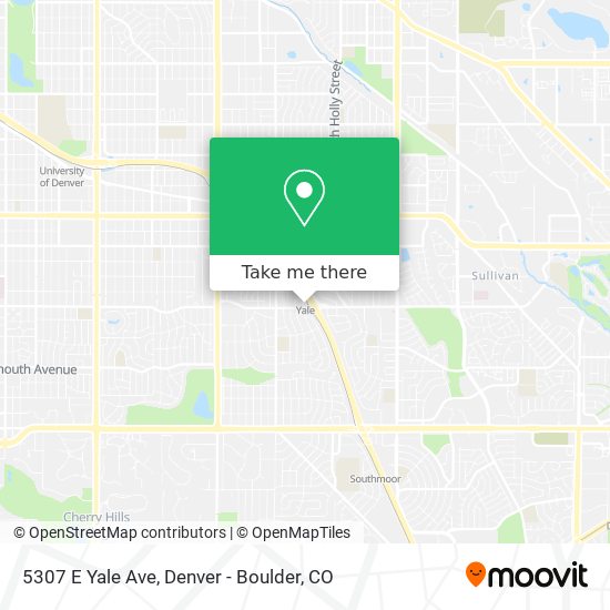 Mapa de 5307 E Yale Ave