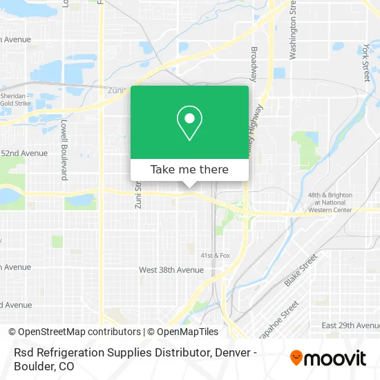 Rsd Refrigeration Supplies Distributor map