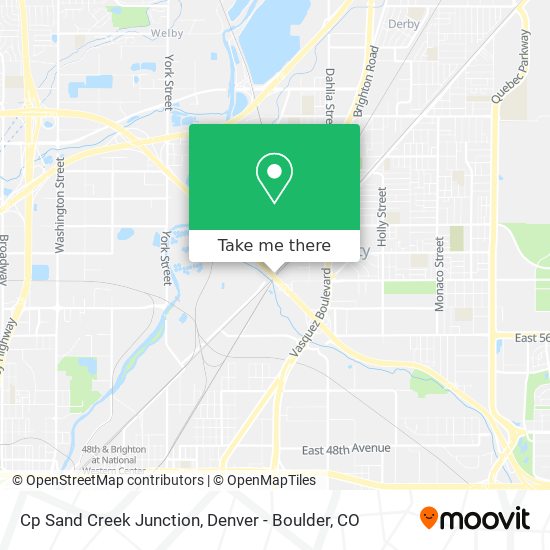 Mapa de Cp Sand Creek Junction