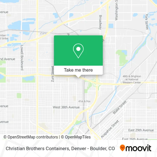 Christian Brothers Containers map