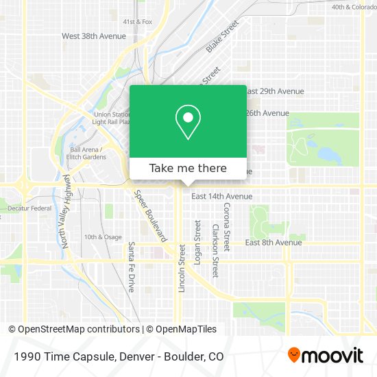 Mapa de 1990 Time Capsule