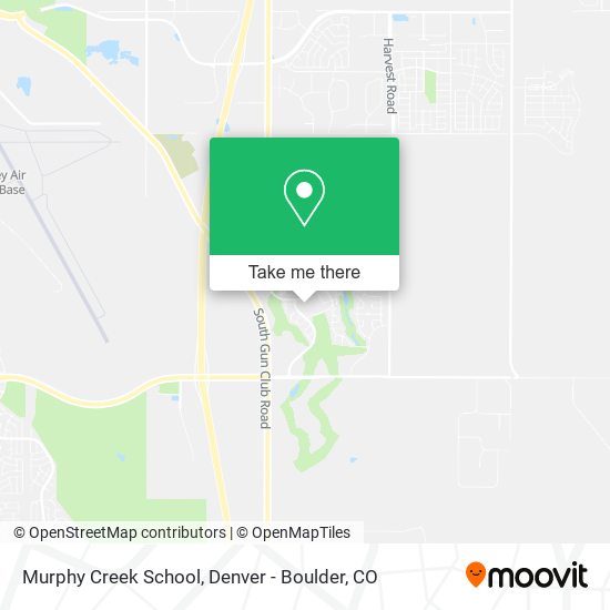 Murphy Creek School map