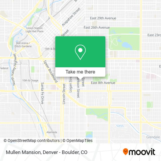 Mullen Mansion map