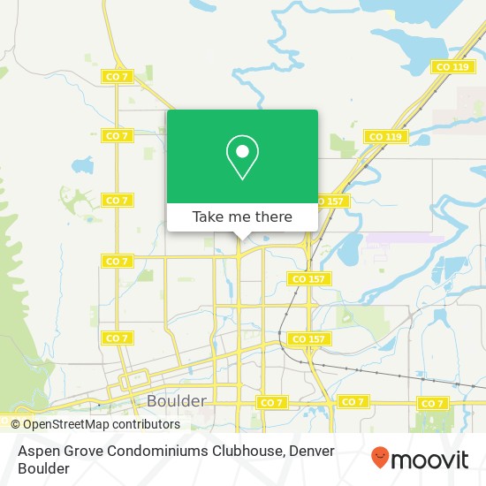 Aspen Grove Condominiums Clubhouse map