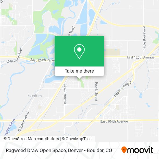 Mapa de Ragweed Draw Open Space