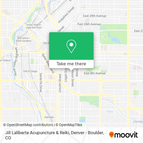 Mapa de Jill Laliberte Acupuncture & Reiki