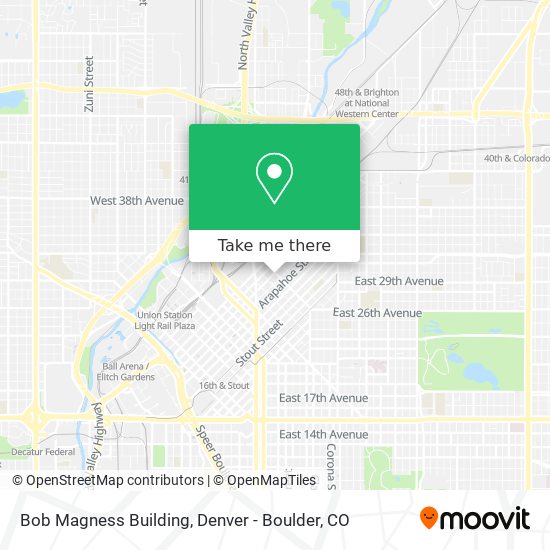 Mapa de Bob Magness Building