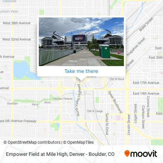Mapa de Empower Field at Mile High