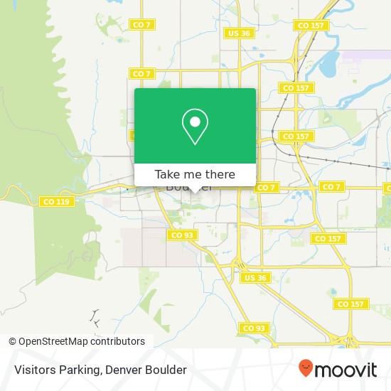 Visitors Parking map