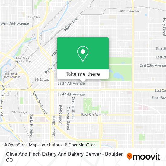 Olive And Finch Eatery And Bakery map