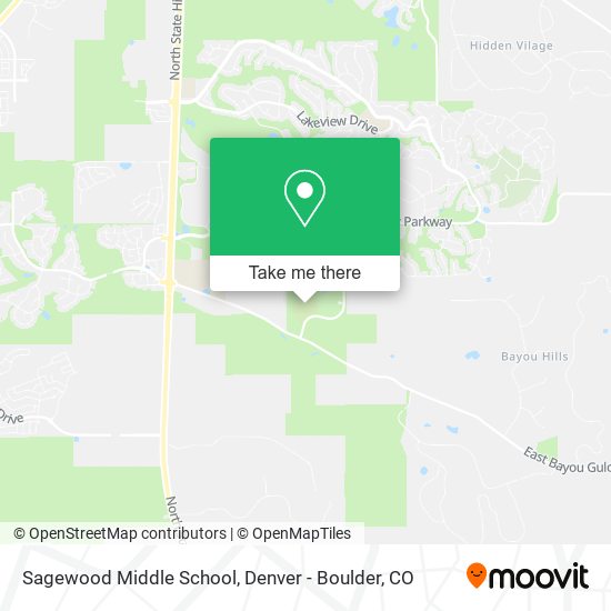 Sagewood Middle School Campus map