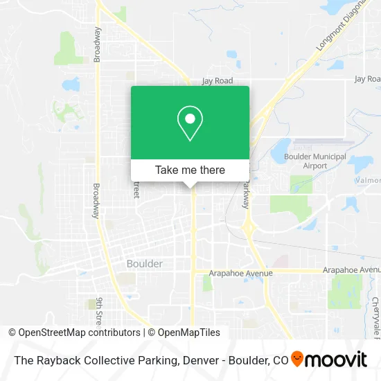 The Rayback Collective Parking map