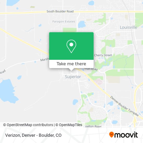 Mapa de Verizon