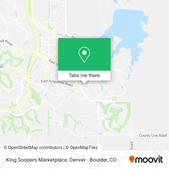 Mapa de King Soopers Marketplace