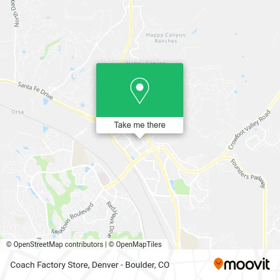 Coach Factory Store map