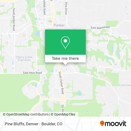 Mapa de Pine Bluffs