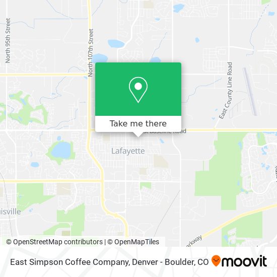 East Simpson Coffee Company map