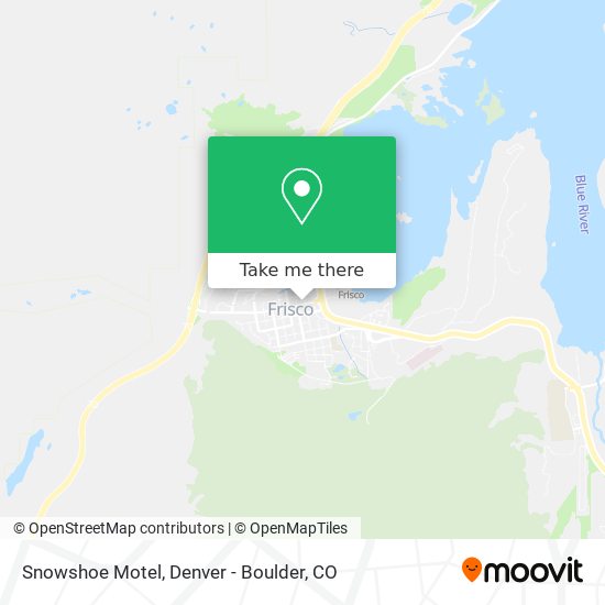 Snowshoe Motel map