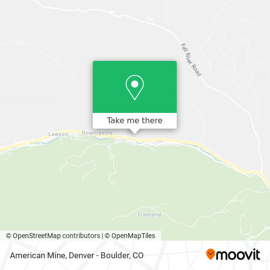 American Mine map