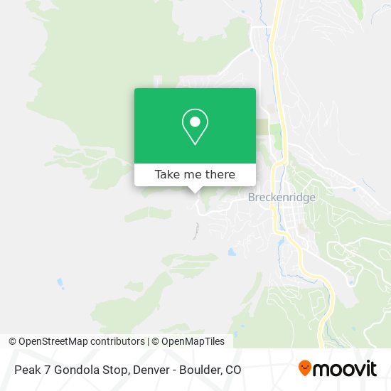 Mapa de Peak 7 Gondola Stop