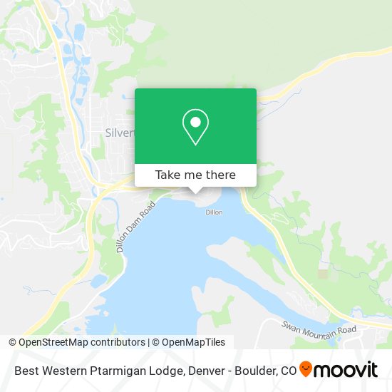 Best Western Ptarmigan Lodge map