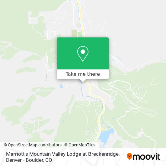 Mapa de Marriott's Mountain Valley Lodge at Breckenridge