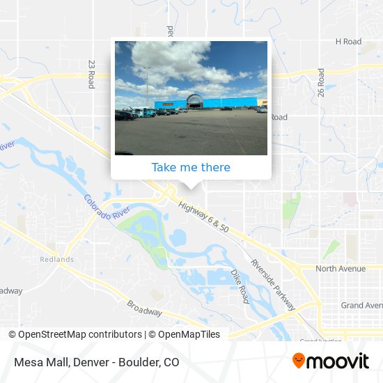 How to get to Mesa Mall in Grand Junction by Bus?