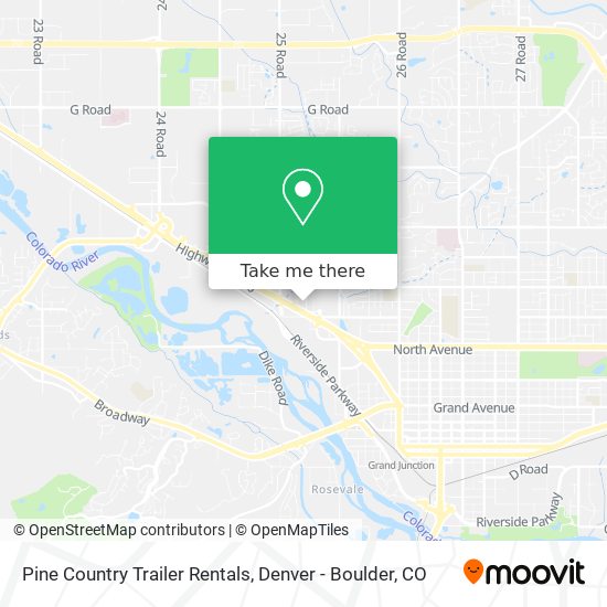 Pine Country Trailer Rentals map