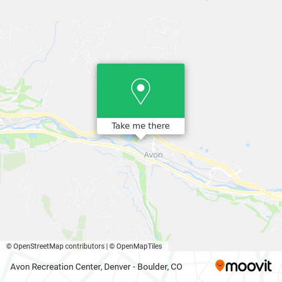 Avon Recreation Center map