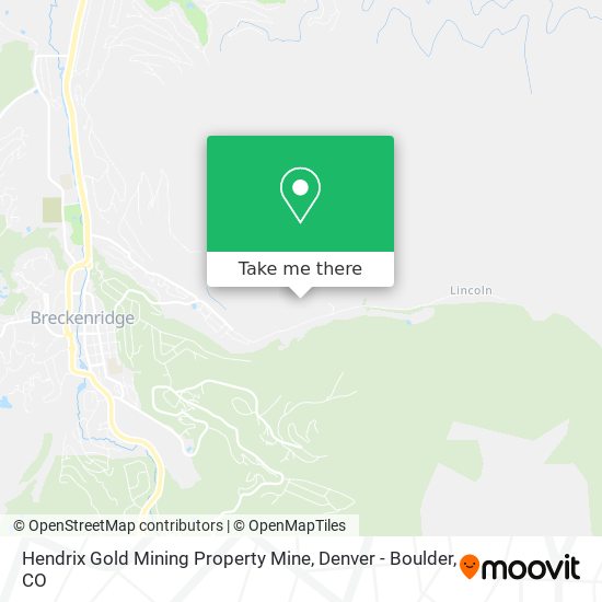 Hendrix Gold Mining Property Mine map