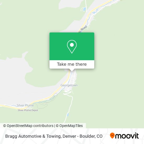 Mapa de Bragg Automotive & Towing
