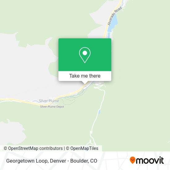 Mapa de Georgetown Loop