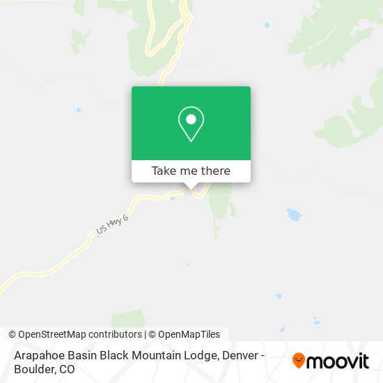 Arapahoe Basin Black Mountain Lodge map
