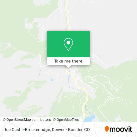 Ice Castle-Breckenridge map