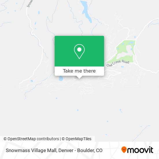 Snowmass Village Mall map