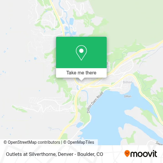 Outlets at Silverthorne map