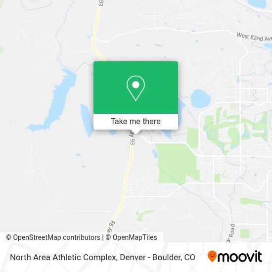 North Area Athletic Complex map