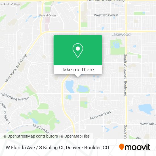 Mapa de W Florida Ave / S Kipling Ct