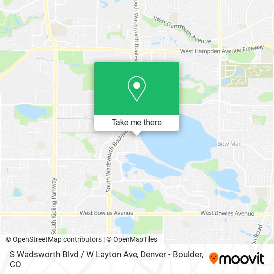 Mapa de S Wadsworth Blvd / W Layton Ave