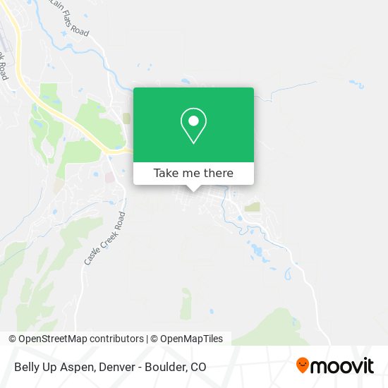 Belly Up Aspen map