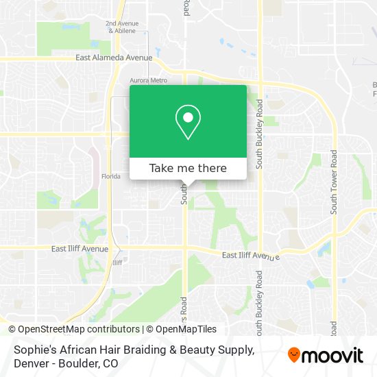 Sophie's African Hair Braiding & Beauty Supply map