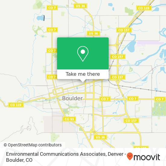 Mapa de Environmental Communications Associates