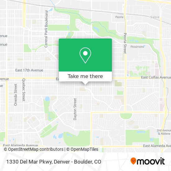 1330 Del Mar Pkwy map
